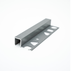 Profilé en Aluminium Carré Gris Clair
