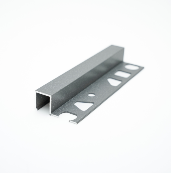 Profilé en Aluminium Carré Gris Clair