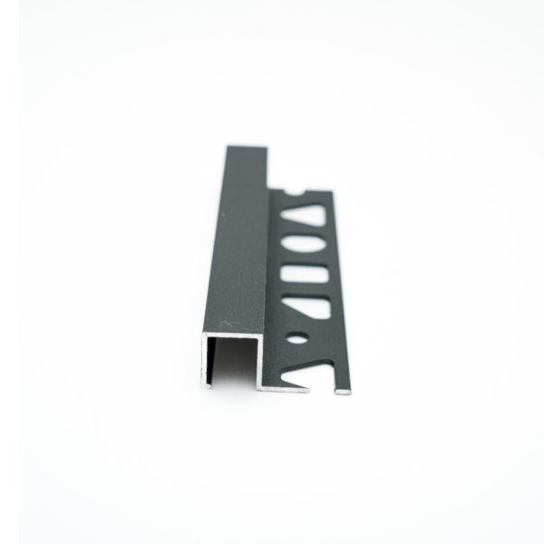 Profilé en Aluminium Carré Noir Sablé