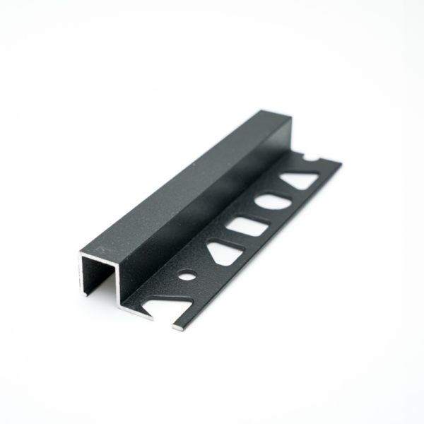 Profilé en Aluminium Carré Noir Sablé
