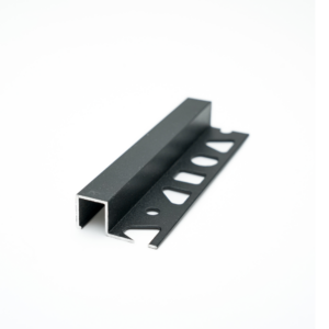 Profilé en Aluminium Carré Noir Sablé