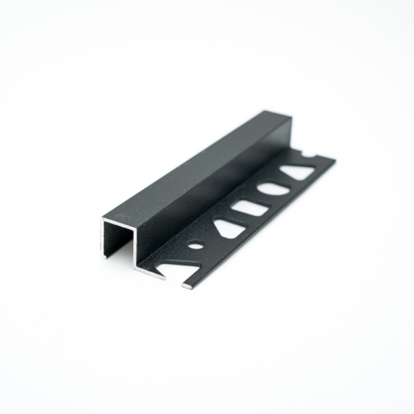 Profilé en Aluminium Carré Noir Sablé