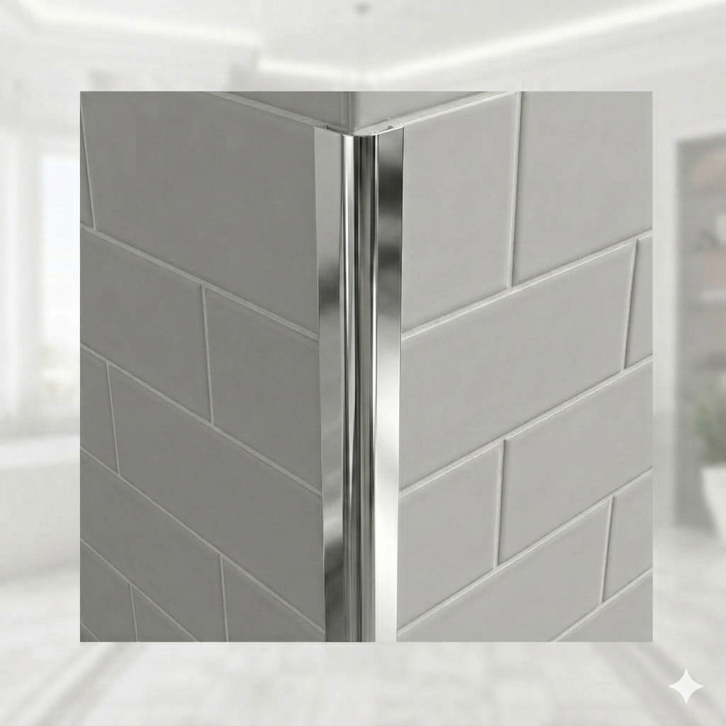 Profilé en Aluminium Carré Beige